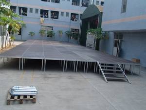 Concert en aluminium détachable d'étape d'étape de plate-forme d'étape noire - Product Image 2