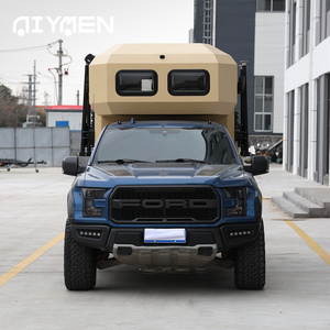 Camper de voyage pour pick-up, design pop-up, coque tout-terrain, lit court, cabine en fibre de verre, <span class=keywords><strong>mini</strong></span>-luxe, lit plat, Expedition - Product Image 1