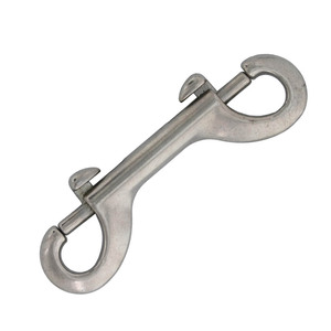 China Factory Stainless Steel <strong>Swivel</strong> Carabiner Marinated Hardware <strong>Double</strong> End Snap <strong>Hook</strong> - Product Image 1