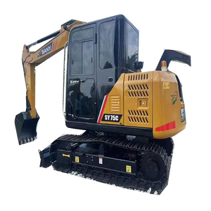 Miniexcavadora Hidráulica Sany75c de 7.5 Toneladas, Motor, Caja de Cambios, Bomba de Engranajes, Ofrece Piezas de Calidad y Costos de Fabricación Más Bajos - Product Image 1