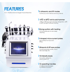 เครื่องพกพาอเนกประสงค์ 10 in 1 สำหรับบำรุงผิว<span class=keywords><strong>หน้า</strong></span>ด้วยออกซิเจน ช่วยยกกระชับผิว ลดริ้วรอย ลดถุงใต้ตา แก้ปัญหาผิวแห้งกร้าน และรอยลอกเป็นขุย - Product Image 4