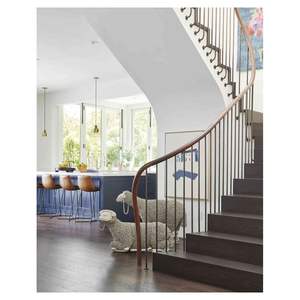 Prima. <span class=keywords><strong>Escalera</strong></span> personalizada para interiores de villas que combina escalones de <span class=keywords><strong>madera</strong></span> <span class=keywords><strong>y</strong></span> vidrio con una elegante <span class=keywords><strong>y</strong></span> moderna <span class=keywords><strong>barandilla</strong></span>. - Product Image 3