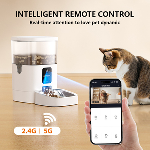 Nuevo alimentador inteligente personalizado para mascotas, versión WiFi, 6L, gran capacidad, Dosificación temporizada, gato, perro, carga automática opcional de plástico - Product Image 2