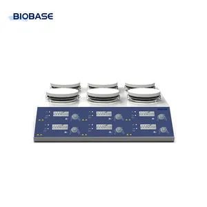 Agitador magnético de aquecimento de placa quente de laboratório Biobase Agitador magnético digital de aquecimento de placa de aquecimento de alumínio