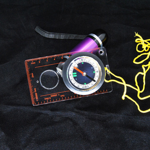 Portátil <span class=keywords><strong>45</strong></span>-5A placa base acrílica brújula llena de aceite Boussole guía Dial pantalla puntero para topografía <span class=keywords><strong>mapa</strong></span> medida escala senderismo - Product Image 4