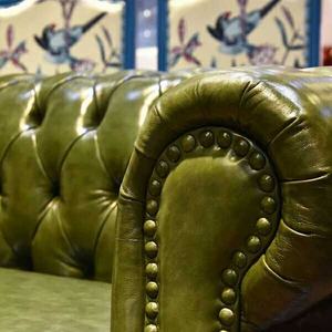 أريكة جلدية على الطراز الأوروبي الحديث لغرفة المعيشة من تشيسترفيلد - Product Image 4