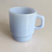 Gobelet en verre borosilicate écologique personnalisable JUNVOY, design moderne Highball, réutilisable, promotions café, Jadeite