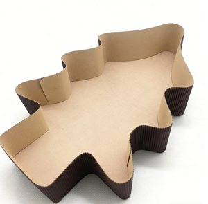 Stampi da Forno in Carta Kraft Ondulata con Motivo Albero, Resistenti al Forno, per Pasticceria Commerciale Natalizia - Vendita all'Ingrosso - Product Image 3