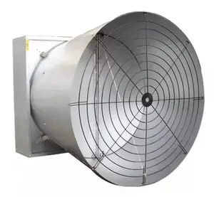 Newest Automatic Butterfly Type Ventilation Cone Fan Wall Mounted for Poultry Axial Flow Fans Chicken House Promotional Price