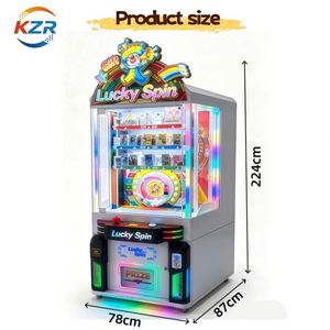 Machine de jeu d'arcade commerciale à monnayeur pour la distribution de cadeaux, de billets-cadeaux et de loteries, modèle Lucky Spin Gift Carnival Prize Vending Machine - Product Image 6