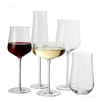 Samyo Chine : Vente en gros d'ensembles de verres à vin rouge en cristal soufflé à la main, à long pied, élégants et luxueux, avec logo personnalisé, en forme de tulipe.