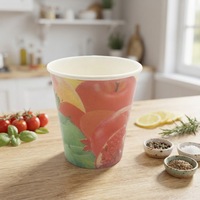 Gobelet en papier à paroi simple de 7 oz pour boissons froides avec double revêtement PE, pour café, marque OEM