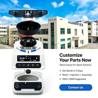 Support de rotor en plastique moulé par injection personnalisé, panneau de boutons colorés pour centrifugeuses de laboratoire de grande capacité