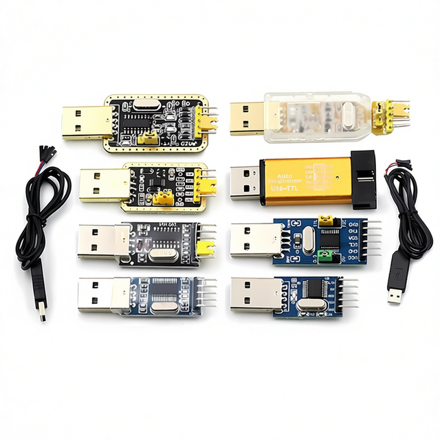 USB to TTL Serial Adapter CH340G PL2303 for Arduino ESP8266 STM32 UART Download and Debugging