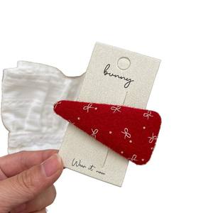 Nouvel an, nœud rouge, goutte d'eau, bb, pince à cheveux élégante pour fille, <span class=keywords><strong>frange</strong></span> latérale, accessoire de cheveux haut de gamme - Product Image 5