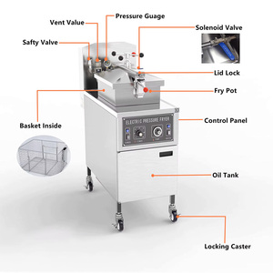 Máquina expendedora comercial de pollo frito de acero inoxidable, máquina expendedora completamente automática de <span class=keywords><strong>patatas</strong></span> <span class=keywords><strong>fritas</strong></span> de gran capacidad de 24L - Product Image 2