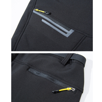 Pantalon Cargo Tactique Personnalisé pour Hommes, Extérieur, Coupe-Vent, Imperméable, Doublé Polaire pour Randonnée Hivernale, Trekking et Chasse, Coupe Ample Extensible