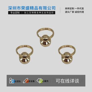 Rongsheng <b>Phone</b> Case <b>Ring</b> Decoration Pure Copper 7.6x12mm Circle Shape Lanyard Accessory - Product Image 4
