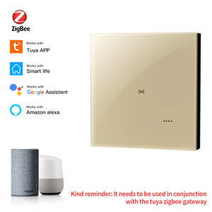 สำหรับสวิตช์ติดผนังอัจฉริยะ 1 ทาง Wi-Fi กระจกนิรภัยระบบควบคุมแบบสัมผัส 20A/240V USB-C ทำงานร่วมกับแอป Alexa Google Assistant Smart Life - Product Image 5