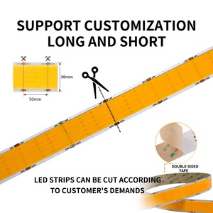 <span class=keywords><strong>LED</strong></span> Color Super brillante 1600 <span class=keywords><strong>LED</strong></span>/M 5 filas COB <span class=keywords><strong>Led</strong></span> <span class=keywords><strong>Strip</strong></span> DC24V <span class=keywords><strong>30MM</strong></span> de ancho Pcb COB <span class=keywords><strong>LED</strong></span> <span class=keywords><strong>Light</strong></span> - Product Image 2