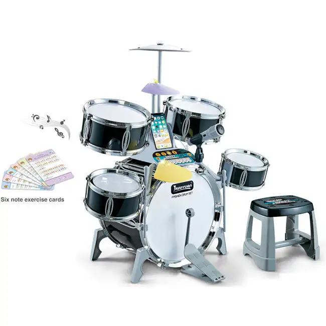 Kids Musical Instruments Jazz Drum Toy For Kids With Sound And Light