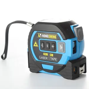 Portable Laser Tape Measure 3 in 1 196ft Laser Distance Meter Laser Measuring Device