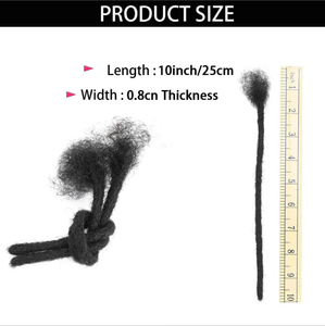 Estensioni Dreadlock 100% <span class=keywords><strong>Capelli</strong></span> Umani, Fatte a Mano, Permanenti, Afro Kinky, per Uomini e Donne, Colorabili - Product Image 3