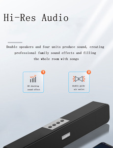 Monitor de Audio E91 Inalámbrico <span class=keywords><strong>Sound</strong></span> <span class=keywords><strong>Blaster</strong></span> Barra de Sonido Multimedia Estéreo Altavoz de 15 Pulgadas para TV y Computadora del Hogar - Product Image 3