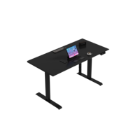 Bureau debout électrique à moteur unique Table de bureau à hauteur réglable Table assise et support pour écrire