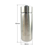 CAMAZ labu air alkali 300ml, air minum warna abu-abu