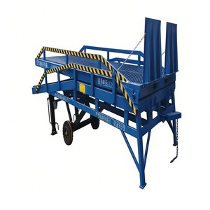 LANSHENG 10 Ton Hydraulic Scissors Lift Mobile <strong>Loading</strong> <strong>Dock</strong> <strong>Ramp</strong> for Household Hotel Farm <strong>Use</strong> Steel Construction 12-Month - Product Image 1