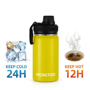 Gobelet de voyage en acier inoxydable de 12 à 18 oz avec poignée, isolé sous vide pour boissons chaudes/froides, s'adapte aux porte-gobelets de voiture - Product Image 4