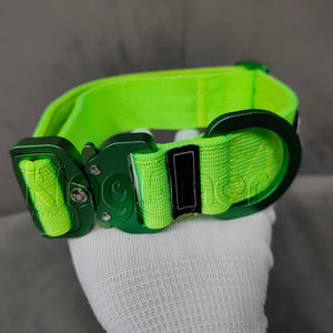 Collar de perro táctico con hebilla de aluminio ligera Forro de neopreno suave Patrón de impresión Diseño personalizable - Product Image 5