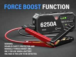 Démarreur de <span class=keywords><strong>batterie</strong></span> de <span class=keywords><strong>voiture</strong></span> portable, pack de démarrage rapide, câble de démarrage 45W pour moteurs <span class=keywords><strong>essence</strong></span> 12L et <span class=keywords><strong>diesel</strong></span> 10L - Product Image 1