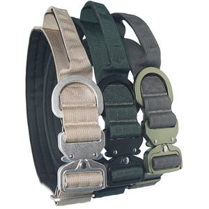 Heavy Duty Nylon Tactical Dog <b>Collar</b> with Aviation Aluminum Buckle Lightweight Luxury <b>Pet</b> Training <b>Collar</b> for Medium Large Dogs - Product Image 1