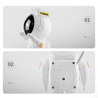 Meilleur usb étoile ciel projecteur astronaute télécommande laser disco club scène lumière d'ambiance multi couleur led lumière de scène
