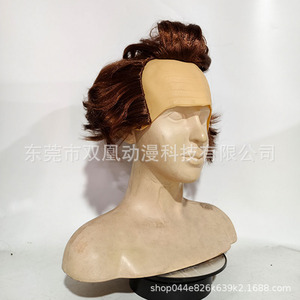 Masque en plastique d'<span class=keywords><strong>horreur</strong></span> Pennywise pour cosplay de <span class=keywords><strong>clown</strong></span> d'Halloween, <span class=keywords><strong>perruque</strong></span> anime européenne et américaine - Product Image 2