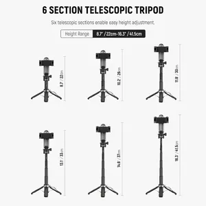 NEEWER Selfie Stick avec télécommande <span class=keywords><strong>Bluetooth</strong></span> détachable, trépied de voyage léger et pliable pour <span class=keywords><strong>iPhone</strong></span>, YouTube/TikTok, Vlogs - Product Image 3