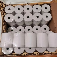 Rouleau de papier thermique blanc Unifon 80x80mm, simple couche, pour reçus de caisse et TPV