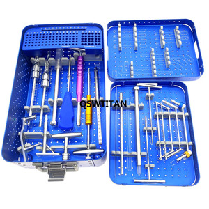 Perangkat Instrumen Pelat DHS & DCS Ortopedi untuk Trauma Bedah, Pelat Pengunci Tulang, Set Instrumen Implan Bedah Tulang - Product Image 3
