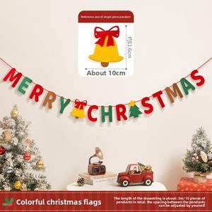 Set <span class=keywords><strong>di</strong></span> Decorazioni Natalizie da Parete con Ghirlande Multistile, Babbo <span class=keywords><strong>Natale</strong></span>, Orsetti <span class=keywords><strong>di</strong></span> Pan <span class=keywords><strong>di</strong></span> Zenzero e Renne - Product Image 6
