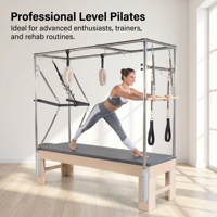 Ensemble d'équipements professionnels de Pilates : Machine Cadillac avec Reformer et Tour, équipement de studio de Pilates Cadillac