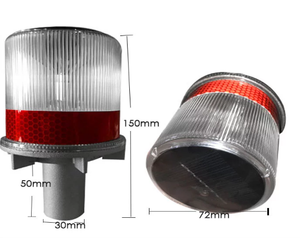 Led Flashing Road Safety Solar <strong>Traffic</strong> Cone Warning <strong>Light</strong> Barricade Blinker Solar Powered <strong>Light</strong> - Product Image 2