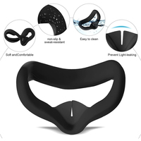 Anti-transpiration étanche VR accessoires Silicone Protection peau visage couverture masque facial Pad pour Oculus Quest 2