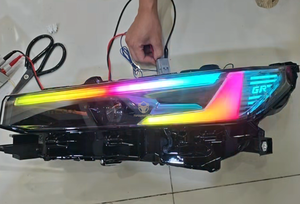 ชุดแปลงไฟรถกระบะระบบไฟส่องสว่างสำหรับรถยนต์ไฟ LED RGB พร้อมโลโก้ GR สำหรับ2026 travo low-end ถึง high-end RGB L - Product Image 4