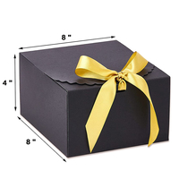 Caja de regalo de Navidad personalizada de nuevo diseño Premium 2024 con cinta