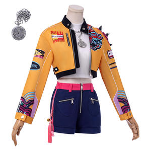 Costumes imprimés populaires d'idols Kpop, de films et de séries télévisées, robe de cosplay, costume de scène de superstar pour fête de carnaval - Product Image 2