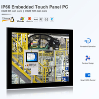 IP66 Panel industrial modular PC Laptop Compatible Interfaz multitipo Tamaño compacto Accesorios de computadora industrial con