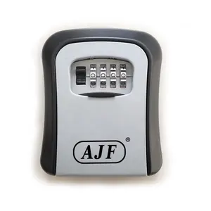 AJF Новые популярные высокий уровень безопасности Портативный 4 цифры по ценам от производителя на открытом воздухе настенный комбинации домашнего хранения ключей безопасный замок ящик для держатель для ключей