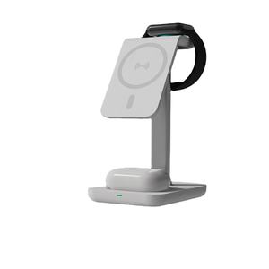 <span class=keywords><strong>Meilleur</strong></span> <span class=keywords><strong>prix</strong></span> chargeur sans fil rapide pour <span class=keywords><strong>Airpods</strong></span> pour iwatch Station de charge sans fil magnétique <span class=keywords><strong>3</strong></span> en 1 pour iphone 15 - Product Image 4